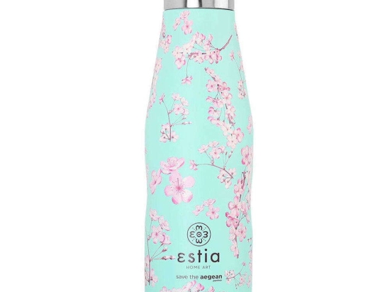 Ισοθερμικό Μπουκάλι Travel Flask Save The Aegean Blossom 01-16685 500ml Multi Estia