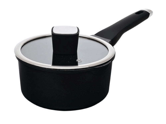 Κατσαρολάκι Γάλακτος Nordic 01-15893 Φ18cm Black Estia 18 cm Αλουμίνιο