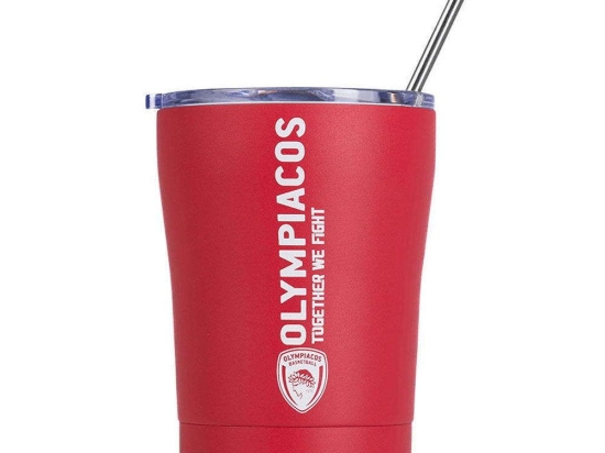 Ποτήρι - Θερμός OLYMPIACOS BC 00-13264 350ml Red Estia
