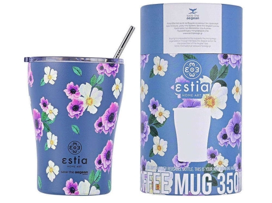 Ποτήρι - Θερμός Save The Aegean Garden 01-16883 350ml Multi Estia