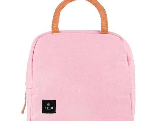 Τσάντα Φαγητού Ισοθερμική 01-17088 28,2x24x13cm 6Lt Blossom Rose Estia 100% Βαμβάκι