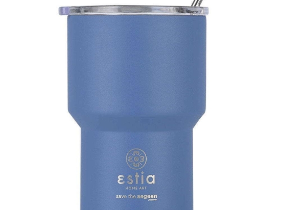 Ποτήρι - Θέρμος Save The Aegean 01-18450 400ml Denim Blue Estia
