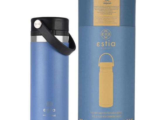 Θερμός Save The Aegean 01-17774 500ml Denim Blue Estia