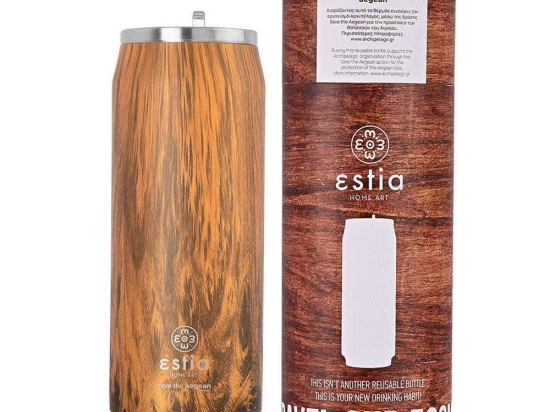Ισοθερμικό Δοχείο Καφέ Save The Aegean 01-16753 500ml Multi Estia