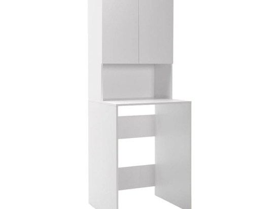 Έπιπλο πλυντηρίου Ryda pakoworld μελαμίνης λευκό 65x60x182εκ