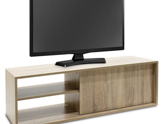 Έπιπλο τηλεόρασης ECO TV pakoworld χρώμα sonoma 120x40x38 εκ