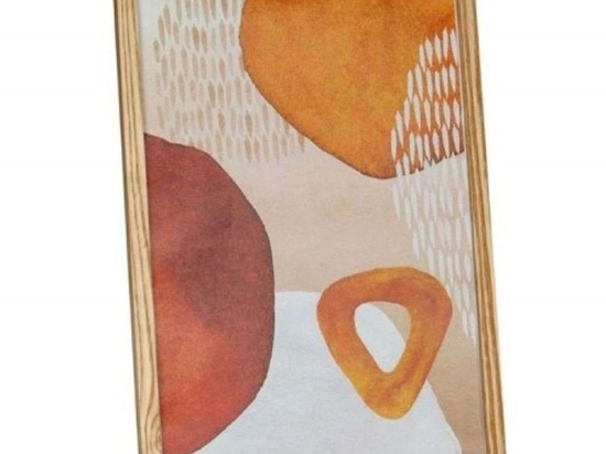 Κορνίζα LBTAH-AX22187 21x30cm Natural Andrea House Ξύλο,Γυαλί