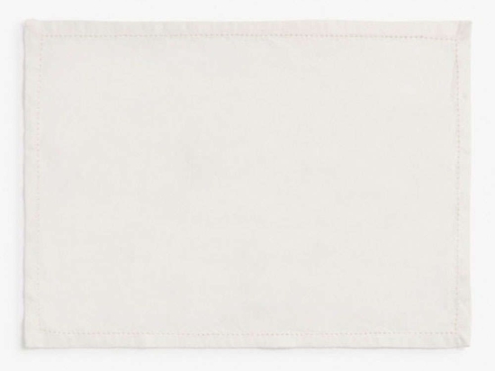 Σουπλά Aruba LBTCAARUBA35BCO 35x50cm White Calma House Λινό