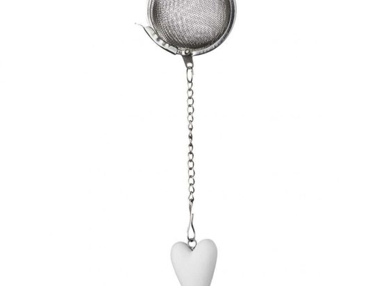 Φίλτρο Τσαγιού Heart LBTRD0012377 5x5cm Silver Raeder Ατσάλι,Πορσελάνη