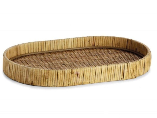 Δίσκος Σερβιρίσματος Rattan LBTAH-AX71038 40x25x4,5cm Natural Andrea House Rattan