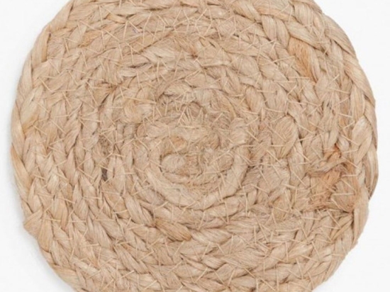 Σουβέρ Ural (Σετ 4Τμχ) LBTCAURAL10NAT Φ10cm Natural Calma House Jute