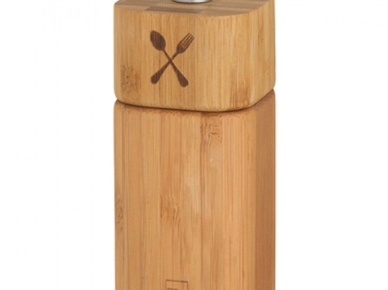 Μύλος Αλατιού Fork-Spoon LBTRD0010881 12x5x5cm Natural-Grey Raeder Bamboo,Κεραμικό
