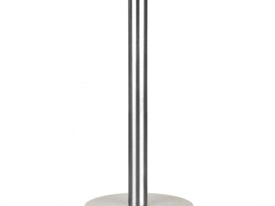 Βάση Χαρτιού Κουζίνας LBTAH-CC66137 Φ14x33cm Beige-Silver Andrea House Ατσάλι,Polyresin