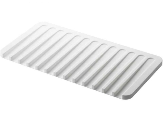 Επιφάνεια Στραγγίσματος Flow LBTYMZK7445 38x20x1,2cm White Yamazaki Σιλικόνη
