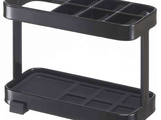 Θήκη Οδοντόβουρτσας Tower Stand LBTYMZK6803 5,5x9cm Black Yamazaki Ατσάλι,Σιλικόνη