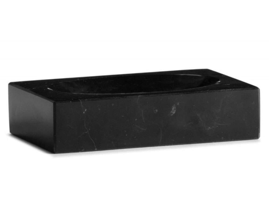 Σαπουνοθήκη Marble LBTAH-BA71171 13x9x3cm Black Andrea House Μάρμαρο