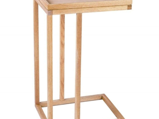 Τραπέζι Βοηθητικό C Type LBTAH-MU20136 45x35x70cm Oak Andrea House