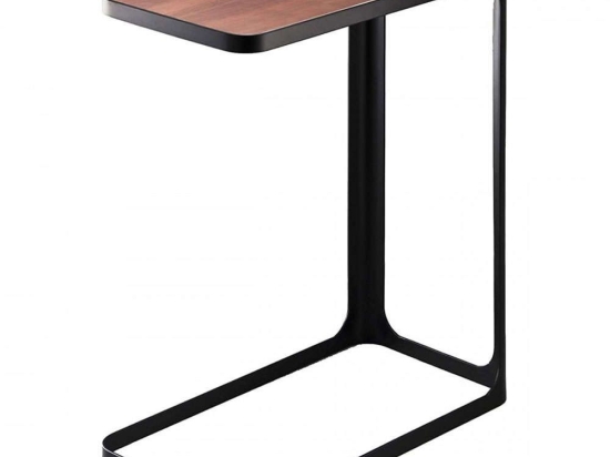 Τραπέζι Βοηθητικό C Shape End LBTYMZK7203 24x45x52cm Black-Brown Yamazaki