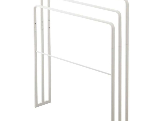 Κρεμάστρα Πετσετών Δαπέδου LBTYMZK4979 70x14x81cm White Yamazaki Ατσάλι