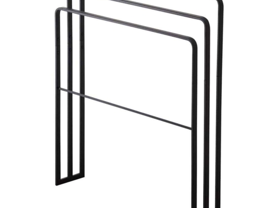 Κρεμάστρα Πετσετών Δαπέδου LBTYMZK4980 70x14x81cm Black Yamazaki Ατσάλι