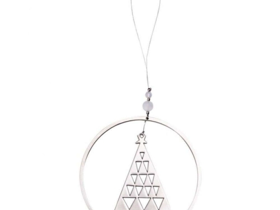 Στολίδι Χριστουγεννιάτικο Christmas Tree LBTRD0089858 12cm Silver Raeder