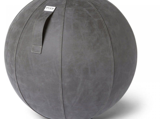Πουφ Vega VLSBV01165DG 65cm Dark Grey