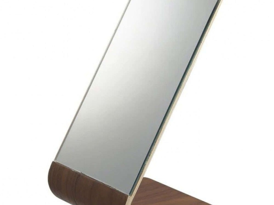 Καθρέπτης Επιτραπέζιος Rin YMZK6737 13x12x23,3cm Brown Yamazaki Ξύλο,Γυαλί