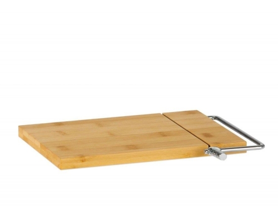 Επιφάνεια Κοπής Τυριών Με Κόφτη AH-CC72104 27x17x1cm Natural Andrea House Bamboo