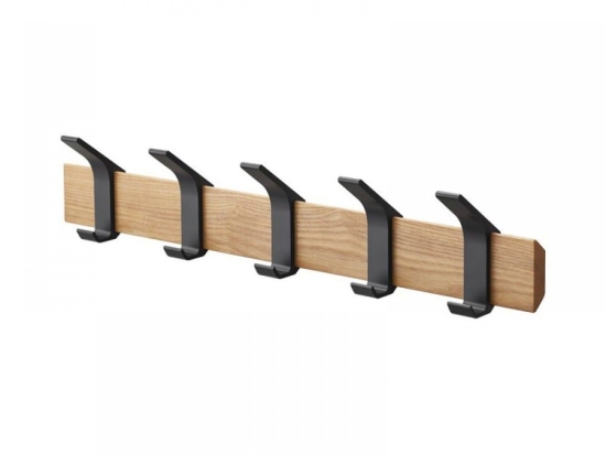 Κρεμάστρα YMZK4115 50x6,5x10cm Natural-Black Yamazaki Ξύλο,Αλουμίνιο