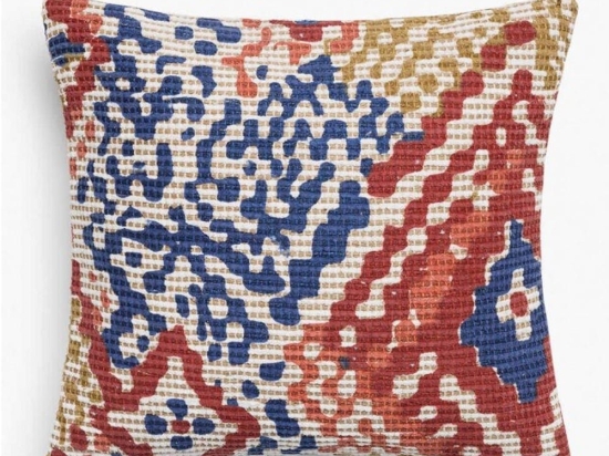 Μαξιλαροθήκη Διακοσμητική Doksa CADOKSA45MUL 45x45cm Multicolor Calma House 45X45 Βαμβάκι,Jute