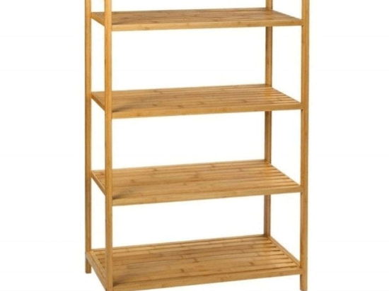 Ραφιέρα Επιδαπέδια 4 Επιπέδων AH-BA22002 70,5x30,5x104cm Natural Andrea House Bamboo
