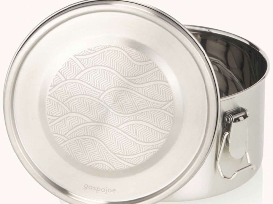 Δοχείο Φαγητού Drummy Waves GSJDL4 15,2x8,6cm 1,1lt Inox Gaspajoe Ανοξείδωτο Ατσάλι