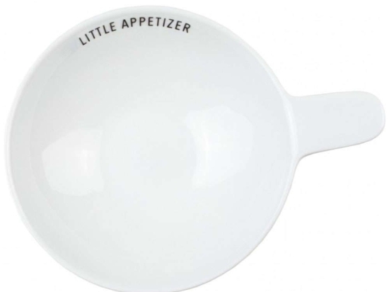 Ντιπάκι Little Appetizer RD0016601 Φ13x10x2,5cm White-Black Raeder Πορσελάνη
