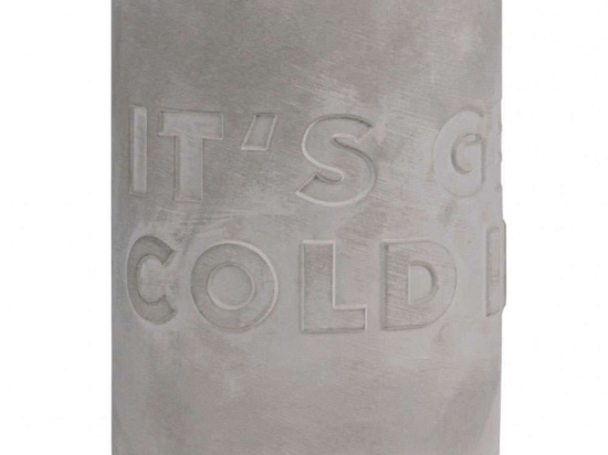 Σαμπανιέρα It's Getting Cold RD0016996 Φ10x15cm Grey Yamazaki Τσιμέντο