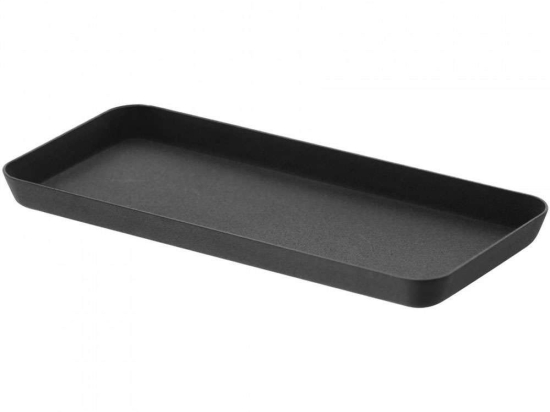 Δίσκος Μπάνιου YMZK4222 22x10x1,5cm Black Yamazaki Ατσάλι