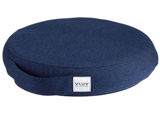 Μαξιλάρι Καρέκλας Pil & Ped VLPPV240RBAN Φ40cm Blue Vluv Pvc,Ύφασμα