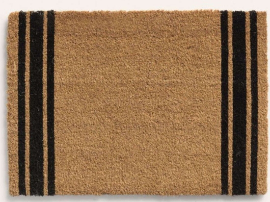 Πατάκι Εισόδου Door Black CADOORF40NEG 60x40cm Natural-Black Calma House 60X40