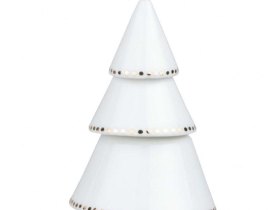 Στολίδι Χριστουγεννιάτικο Golden Point RD0090580 5x6,5cm White-Gold Raeder