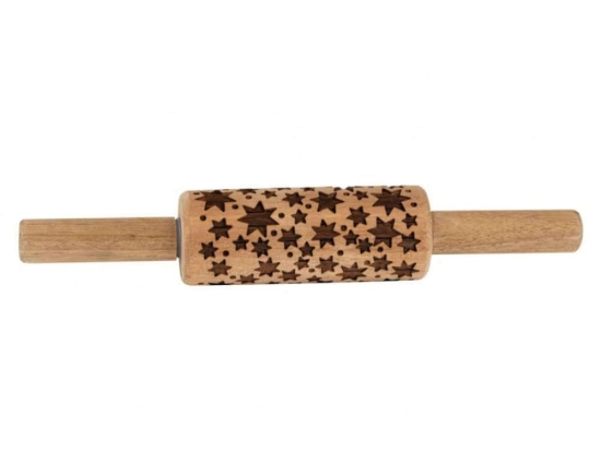Πλάστης Stars LBTRD0090575 Φ5,5x32,2cm Natural Raeder Ξύλο