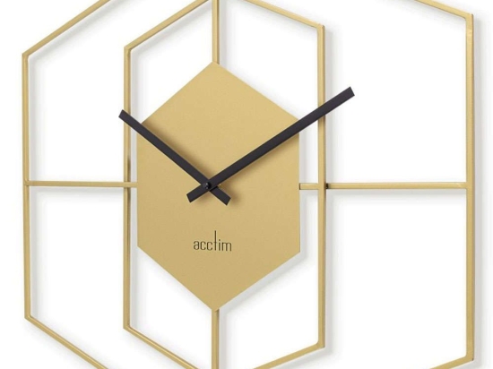 Ρολόι Τοίχου Addison ACCTIM29668 55x50cm Brass Acctim Μέταλλο
