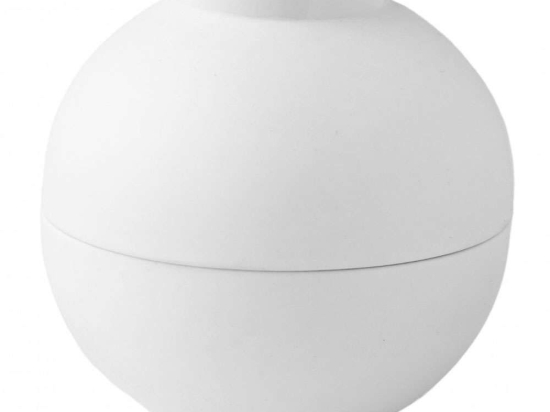 Βάζο Αποθήκευσης Lille S RD0051476 8x7cm White Raeder Πορσελάνη