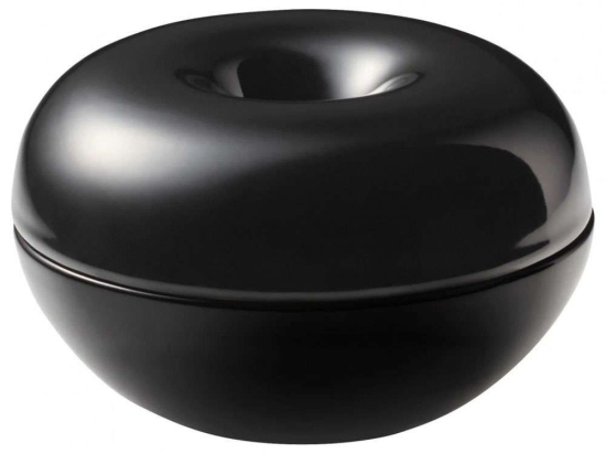 Δοχείο Αποθήκευσης YMZK5741 9,5x9,5x6cm 50ml Black Yamazaki Κεραμικό