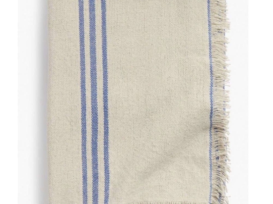 Ριχτάρι Capri CACAPR180AZU Beige-Blue Calma House Διθέσιο 180x260cm 100% Βαμβάκι