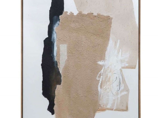 Πίνακας Καμβάς Mali Modern Abstract AH-AX73134 80x100cm Multi Andrea House Κάθετοι Ξύλο,Ύφασμα