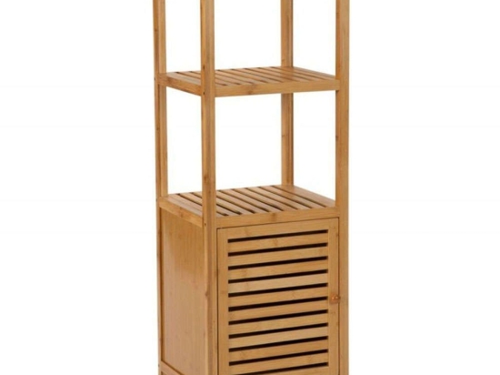Ραφιέρα Μπάνιου Nordic AH-BA73110 36x33x110cm Natural Bamboo