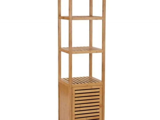 Ραφιέρα Μπάνιου Nordic AH-BA73111 36x33x140cm Natural Bamboo