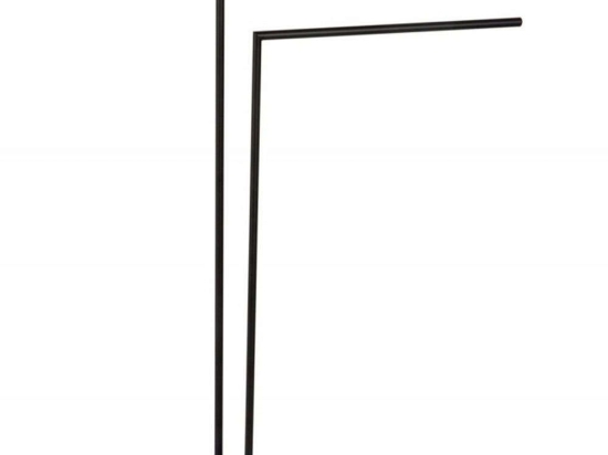 Κρεμάστρα Πετσέτας Δαπέδου AH-BA73150 Φ25x81cm Black Andrea House Μέταλλο