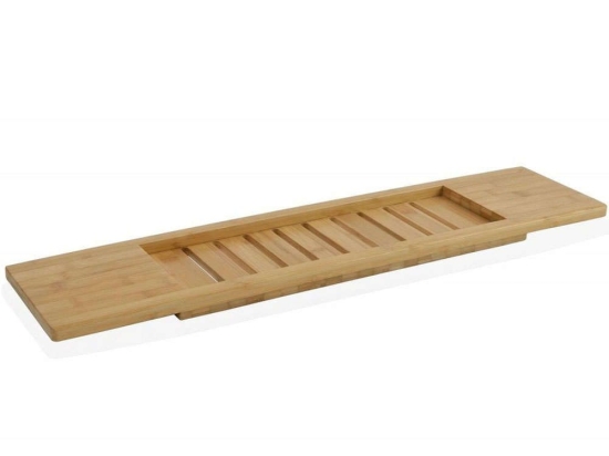 Βάση Οργάνωσης Μπανιέρας Bamboo AH-BA73000 85x17cm Natural Andrea House Bamboo