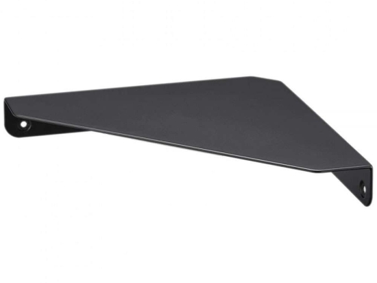 Ράφι Τοίχου Γωνιακό YMZK6912 22x22x3,3cm Black