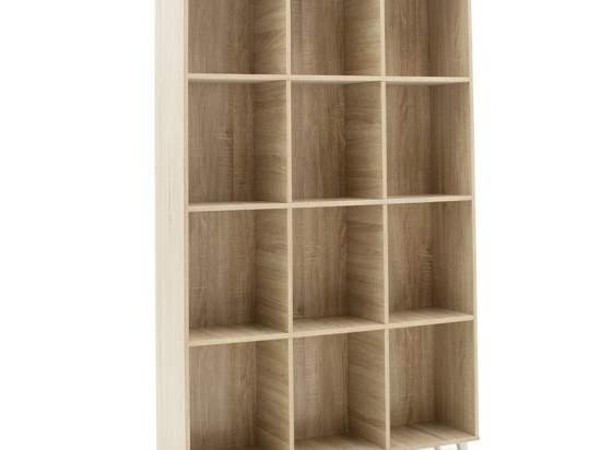 Βιβλιοθήκη FIRENZE pakoworld χρώμα sonoma 107x28,6x178εκ